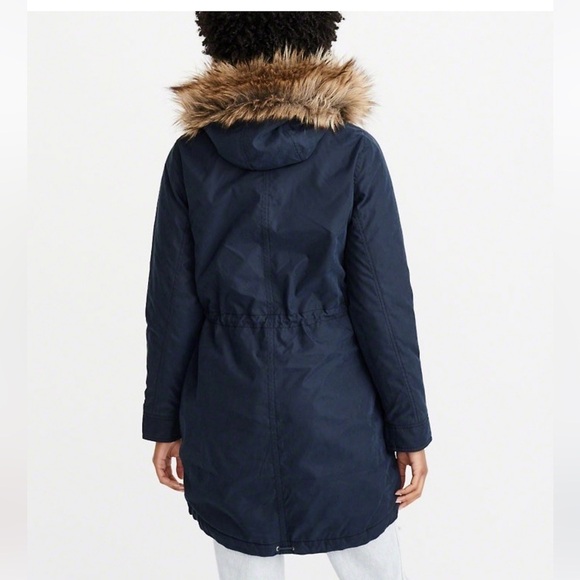 Abercrombie and Fitch navy jacket. Size Xxs - Picture 2 of 12